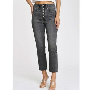 EUNINIA ALLY ULTRA HIGH RISE STRAIGHT CROP JEANS | SIZE 7